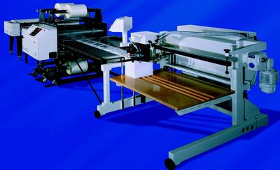 AMF Feeder Paired the Industry Leading High Speed Thermal Film Laminating System