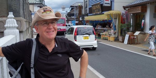 Robert touring asian city