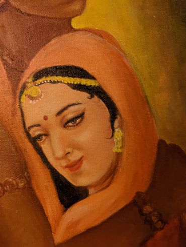 Divine love, Rama and Seeta