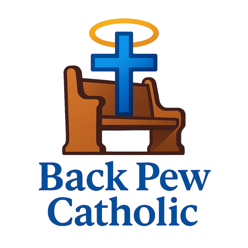 Back Pew Catholic logo