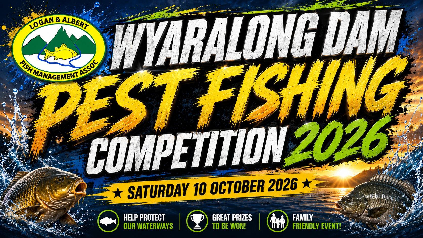 Wyaralong Dam Pest Fishing Competition 2026.