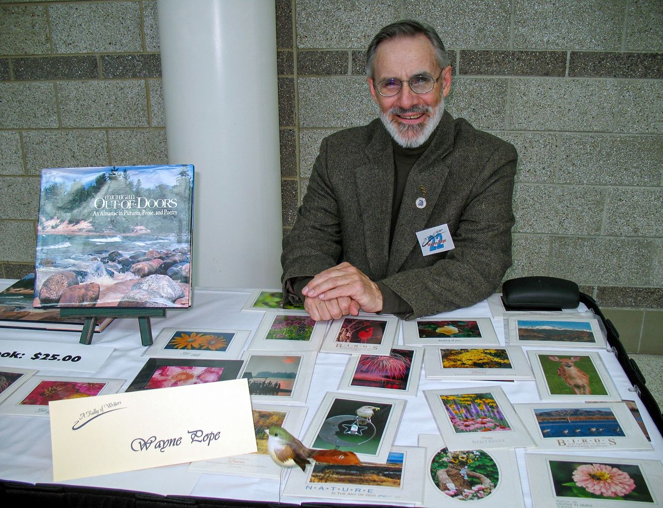 Wayne as guest speaker at "Rally of Writers" conference, Lansing, MI: "How Photos Sell Stories."