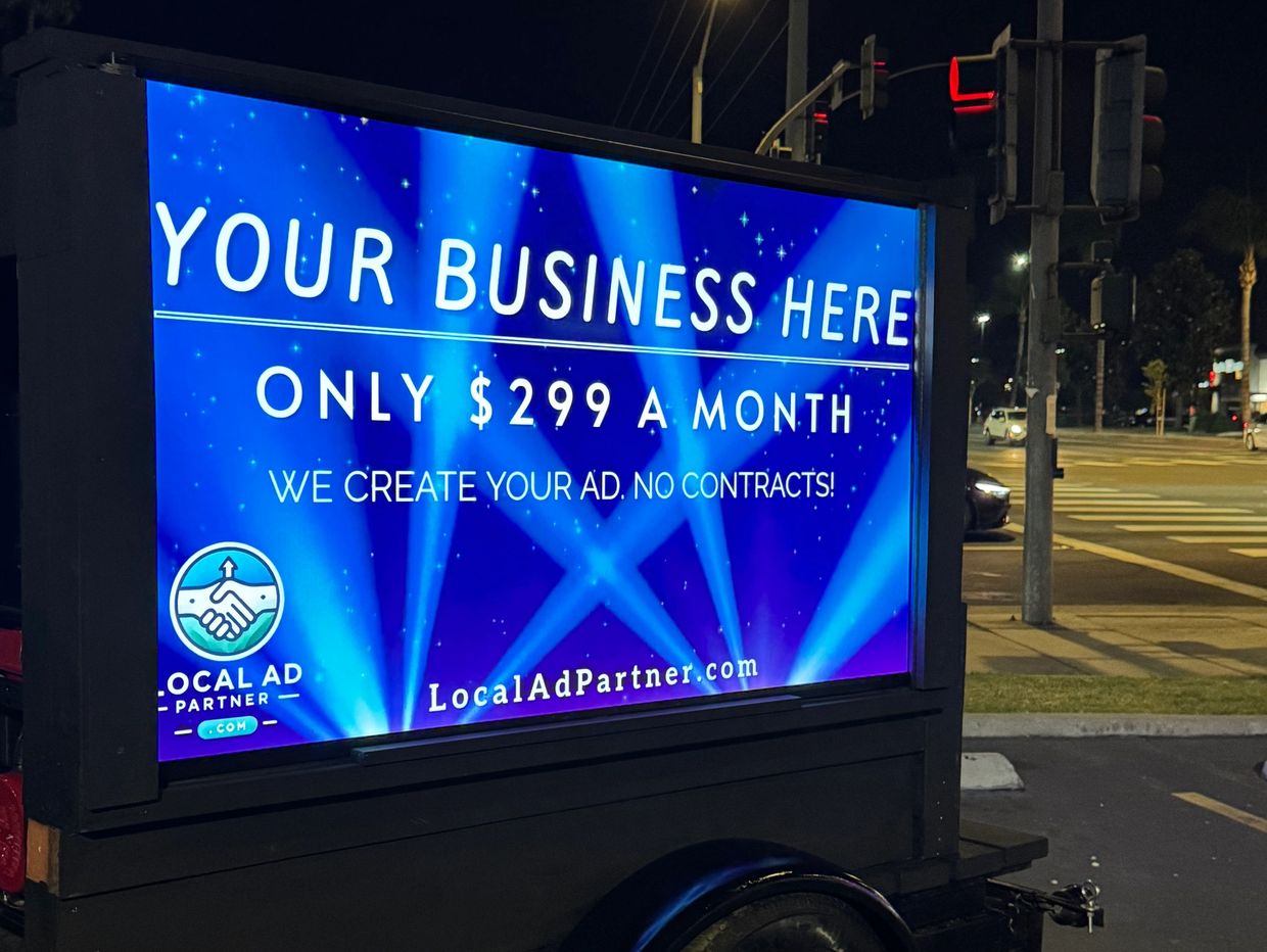 Advertisement billboards digital ad business inland empire orange county san diego