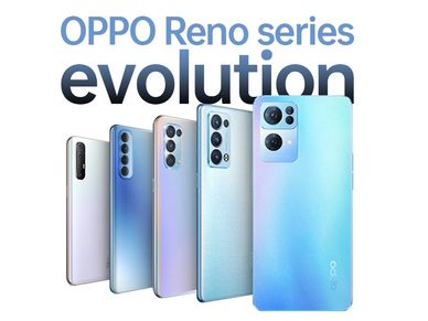 OPPO Reno series smartphone evolution.