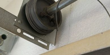 cable off drum on a garage door