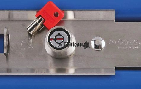Units secured with the highest quality, pick-proof, round key, cylinder lock.