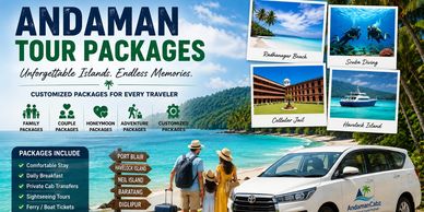 Andaman tour packages with various options and amenities.