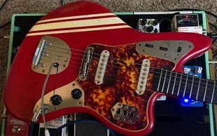 vintage fender Jaguar Relic aged reproduction offset guitar replica