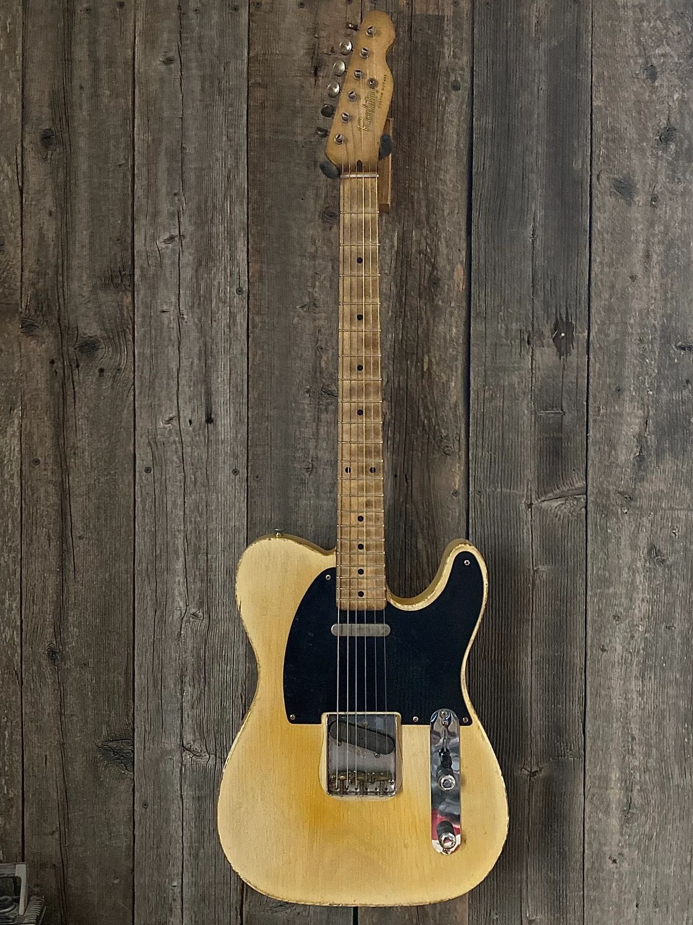 Vintage Black Guard Telecaster  style available for immediate purchase! 