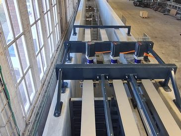 Industrial machine installed in flanders belgium