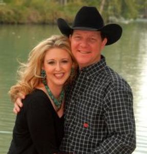 Round Mountain Horse & Tack Auction (RMHTA) President, Cass Ringelstein pictured with wife Courtney.