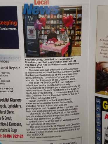 Your Chesham: December 2013 - At The Drop Of A Hat - 1st Book Signing