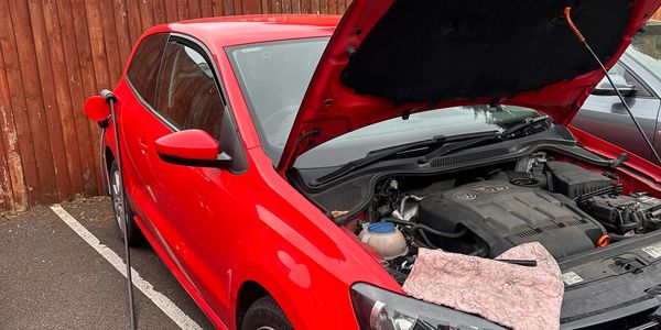 Petrol in diesel car having a fuel drain in taunton
