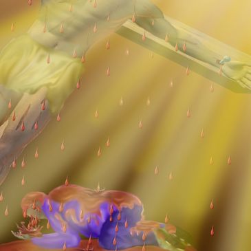 3Wood, 3Wood Studios, Revelation Art, Covered by the Blood