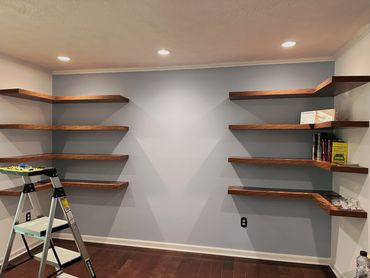 shelves installation