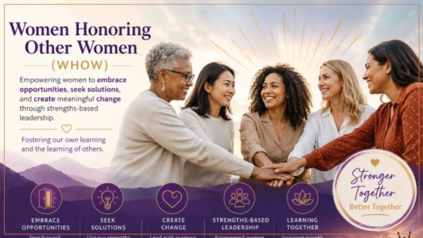 Women supporting each other through empowerment and leadership.