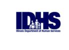 Illinois Department of Human Services logo and illustration