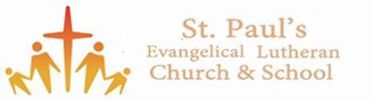 St. Pauls Evangelical Lutheran Church and School logo and illustration