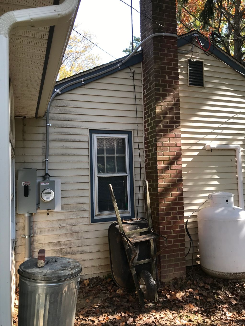 New 200 amp exterior service with 200 amp disconnect
