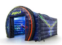 Inflatable battle arena with whack a mole light systems. Try it once and you will be back again.