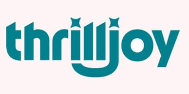 Logo of thrilljoy in teal color.