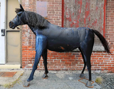 Vintage Steel Pony Sculpture
New York Props

