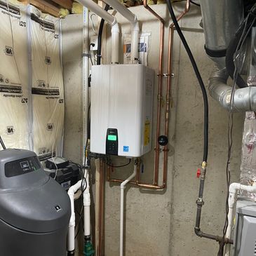 Navien 240A tankless water heater installation