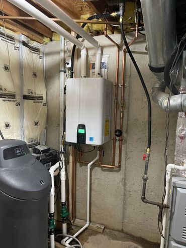 Navien 240A tankless water heater installation