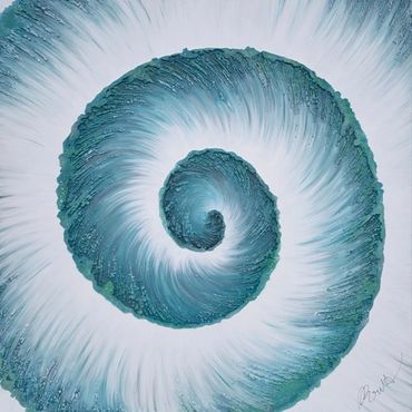 Folles pétioles - 36 x 36 Anick Boulet