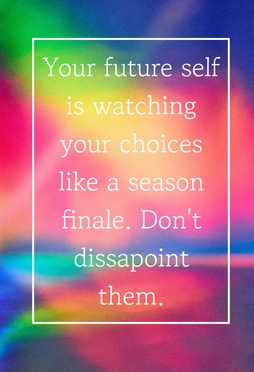 Your future self is watching your choice like us season final