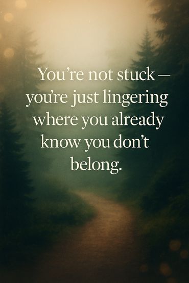 You are not stalked you are just Lingering where you already know you don't belong