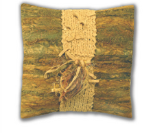 a quilt pattern for a pillow using upcycled quilt batting