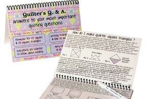 picture of the book Quilter's Q&A. A how-to book for beginner quilters