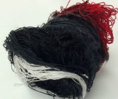 a mess of tangled sewing thread