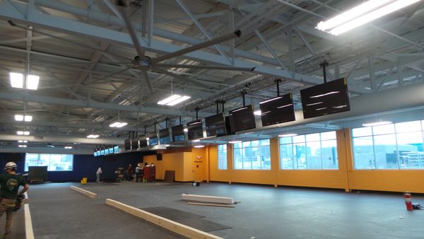 Interior painting - Blast Fitness in Chicago IL