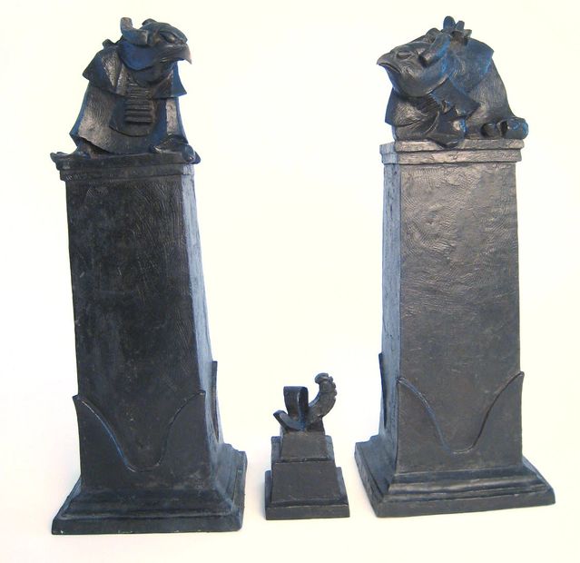 The Advocates. Orig. estate of Allen Abramson. Artist: Bill Girard. Royal Oak, MI. 1940-2011
