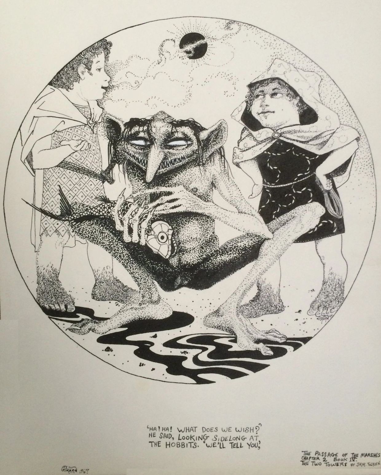 The Passage of the Marshes. Estate of A. Abramson. Artist: Bill Girard. Royal Oak, MI. 1940-2011