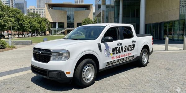 Work truck for Mean Sweep Cleaning