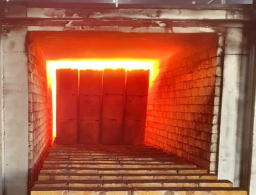 firing of tunnel kiln