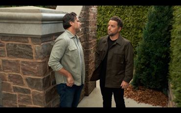 Chris Grant Wenchell with Joshua Morrow in The Young and the Restless.