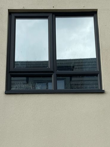 bedroom with Privacy window film