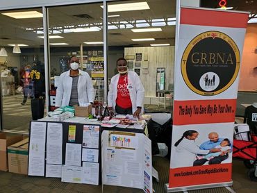 GRBNA health fair booth