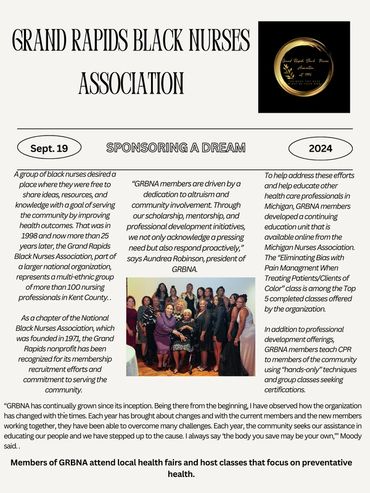 Grand rapids black nurses Association