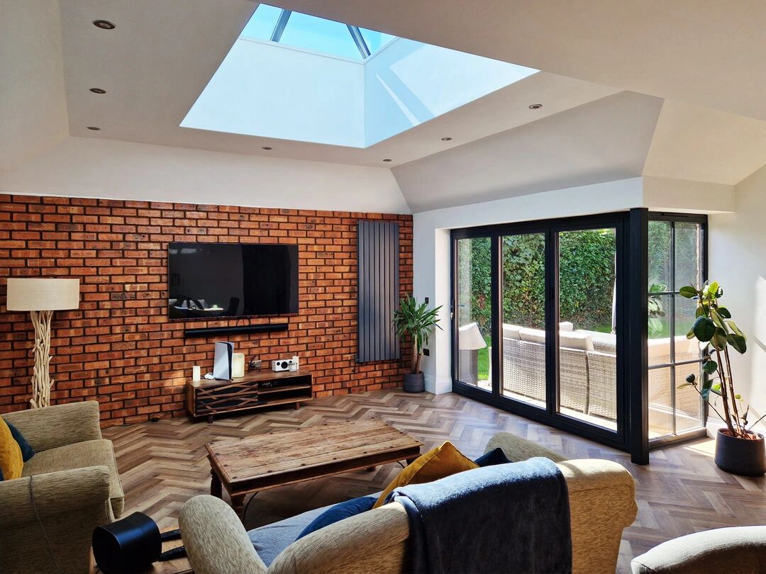 Open plan living space in Rufford, West Lancashire