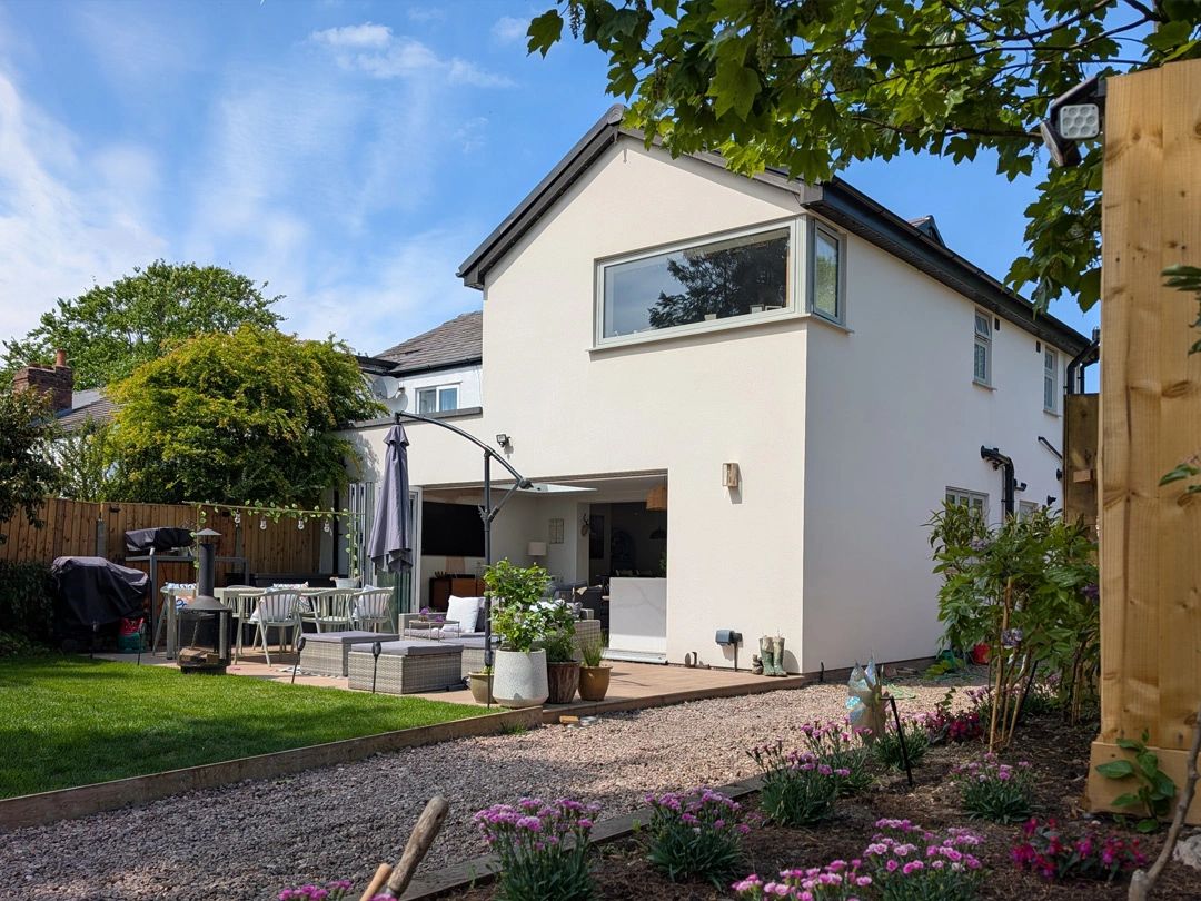 Modern house extension in Formby, Merseyside