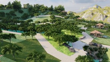 Equilibrio perfecto entre lujo, confort y naturaleza, el verde de las montañas y el azul del cielo.