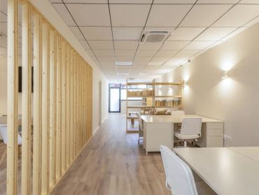 Zona de coworking amb wifi d'alta velocitat a Be 1960 — apartaments Bagà