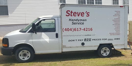 STEVE'S HANDYMAN SERVICE, DON'T PAY BIG PRICES FOR SMALL JOBS!