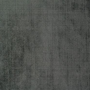 Close-up of dark gray textured fabric with a subtle woven pattern.