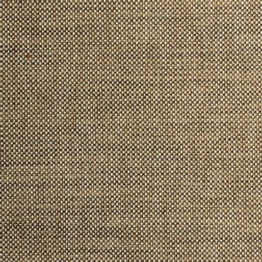 Close-up of textured woven beige fabric.